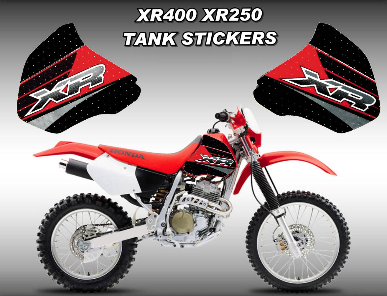 Honda xr400 tank stickers #5